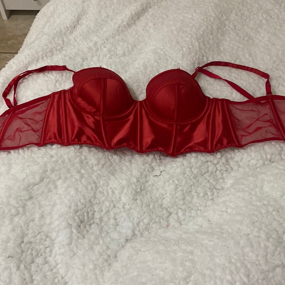 Victoria secret corset red